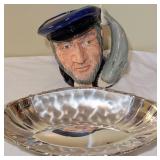 Royal Doulton Capt. Ahab Jug with Dish