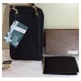 Tilley Leather Travel Set with Accessories