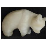 Alabaster Figurine of a Walking Bear