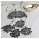 Carson Celestial Chime & Swan-Shaped Dish