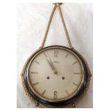 Solar Hanging Wall Clock with Rope Detail