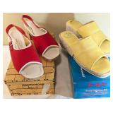 Two Pairs of Womenï¿½s Open-Toe Shoes
