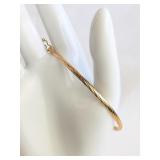 14K GP Sterling Silver Bangle