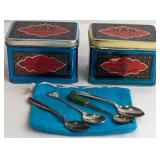 USSR Tea & Spoons