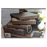 New in Box Stackable Jewelry Trays