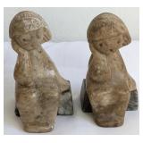 Modernist Carved Stone Figurines