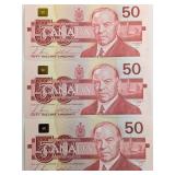 1988 CAN $50 Trio