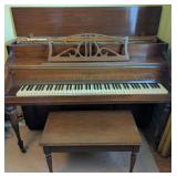 Henry Herbert Upright Piano by Mason & Risch