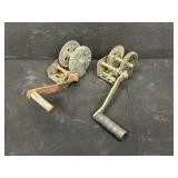 (2) Hand Winch