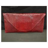 Reptile Clutch Handbag