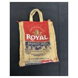 Royal Basmati Rice Burlap Sack Purse