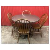 Table and 4 Chairs