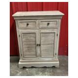 White Stone Wood Cabinet, Hobby Lobby
