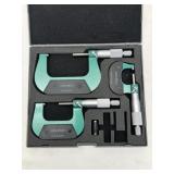 CEN-TECH 3 Piece Outside MIcrometer Set