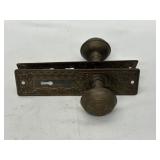 Antique Door Hardware Set Copper