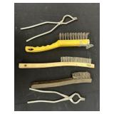 Wire Brushes and Forge Tongs