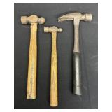 Ball Peen and Claw Hammer