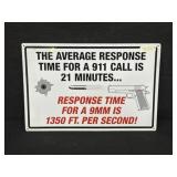 Average Response Time Novelty Sign