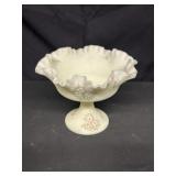 Vintage Fenton Hand Painted Custard Dish