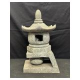 Gray PAGODA Style Garden Statue