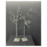 Decorative Trees with Lights