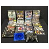 Play Station 2 Games and Controller