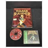 Tomb Raider Book and Playstation Games