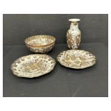 Collection of Japanese Satsuma Earthenware