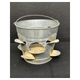 #10 Galvanized Plant Pale