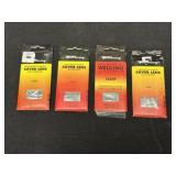 (4) Forney Non-Hardened Welding Clear Glass Cover