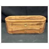 Vintage Wooden Keepsake Jewelry Box