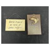 Fishing Novelty Signs