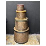 Americana Country Painted Pantry Boxes