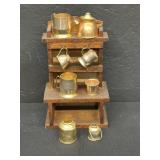 Vintage Miniature Kitchen Diorama
