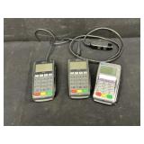 (3) Credit Card Machines IIP320 and VX805