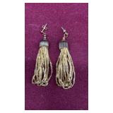 Gold Toned Dangling Earrings