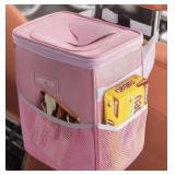 Pink Car Trash Can/ Organizer
