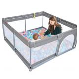Baby Playpen Grey