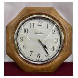 Daniel Dakota Solid Oak Wall Clock