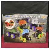 Friction Powered Animal Catapult Cars