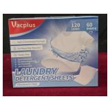 Vacplus Laundry Detergent Sheets Natural