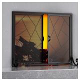 Fireplace Screen with Doors