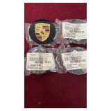 Porsche Wheel Center Caps 4 Pcs