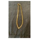 Gold Toned Necklace & 2 Bracelets Set