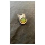 Sterling Silver Ring w/ Jewel