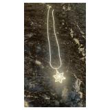 Sterling Silver Star of David Necklace