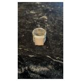 Sterling Silver Ring w/ Pink Stone