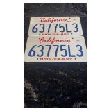 California License Plates
