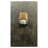 Sterling Silver Ring w/ Jewel