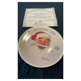 1988 Vintage Santa Claus Christmas Plate